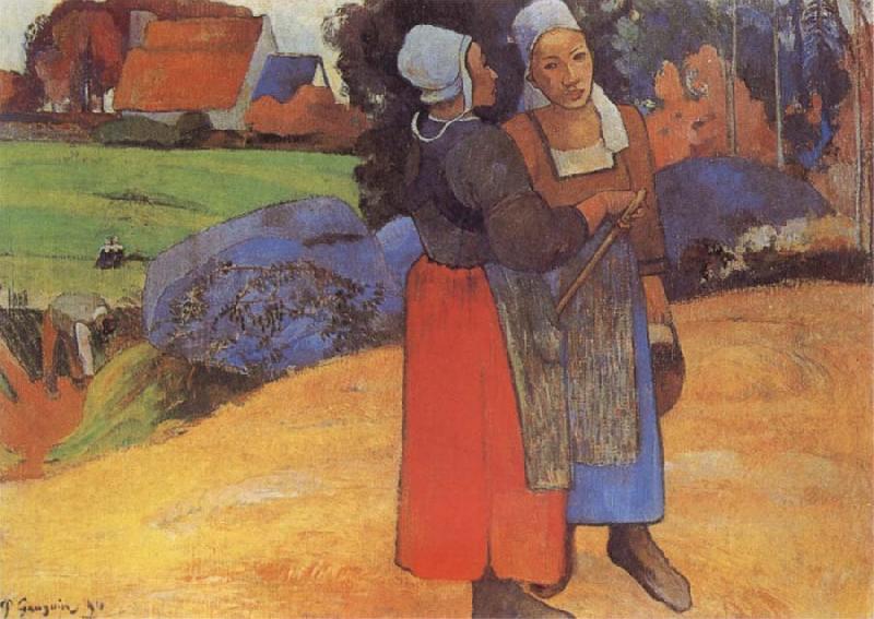 Paul Gauguin Breton Peasants